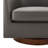 Bennett Vegan  Leather Swivel Barrel Chair-105831746