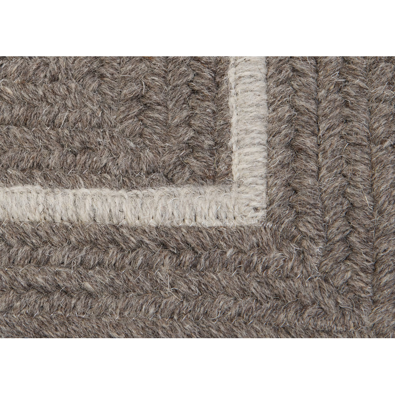 Fike 100% Wool Reversible Area Rug - Rockport Gray