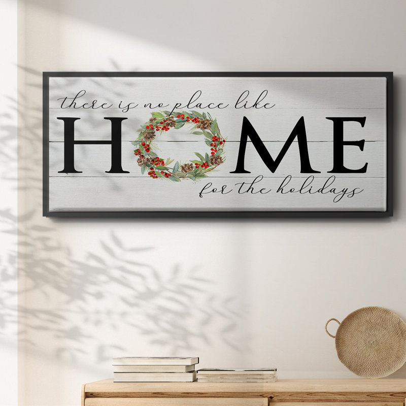 Home for the Holiday - Toile encadrée, H 20 po x l 50 po