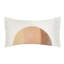 Rahun 14x26 Hand-Dip Dyed Fabric Ivory Throw Pillow