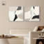 Stone Layers Set Canvas Print Neutral Wall Decor Set by Art Remedy, Black Frame, 12 x 12-47361495-47361484