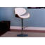Tabouret de bar rotatif à hauteur réglable avec siège et dossier courbés Modern-346447651
