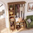 71" Mudroom Hall Tree with Bench & Shoe Storage, Walnut
