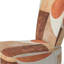 Chaise d'appoint abstraite moderne - Modern Geometric Flow II - Chaise d'appoint Terracotta Balance II-192332139