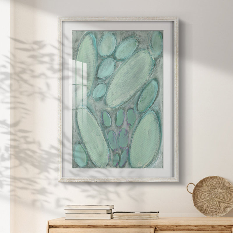 Blue Orbs I -Framed Print