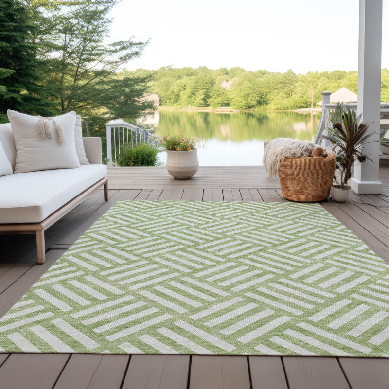Tapis intérieur / extérieur Loreen avec envers antidérapant, Rectangle 2 pi 6 po x 3 pi 10 po