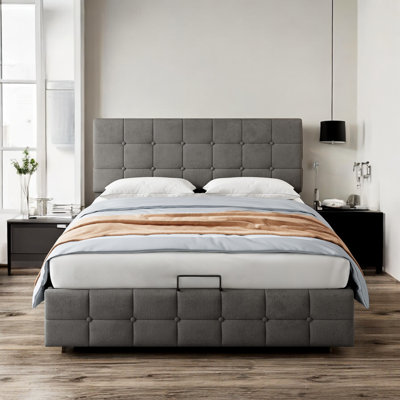 Aaris Upholstered Ottoman Storage Bed
