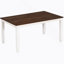 Ensemble de table de salle à manger 6 pièces avec 4 chaises et un banc