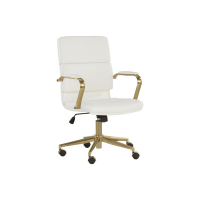 Polyester Blend Task Chair - White
