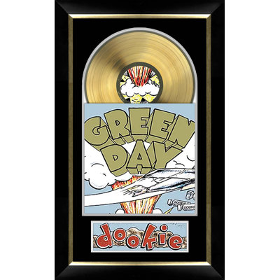 Housse pour musique Green Day Dookie avec vinyle doré