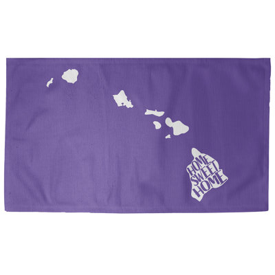 Tapis de la surface mauve hawaii