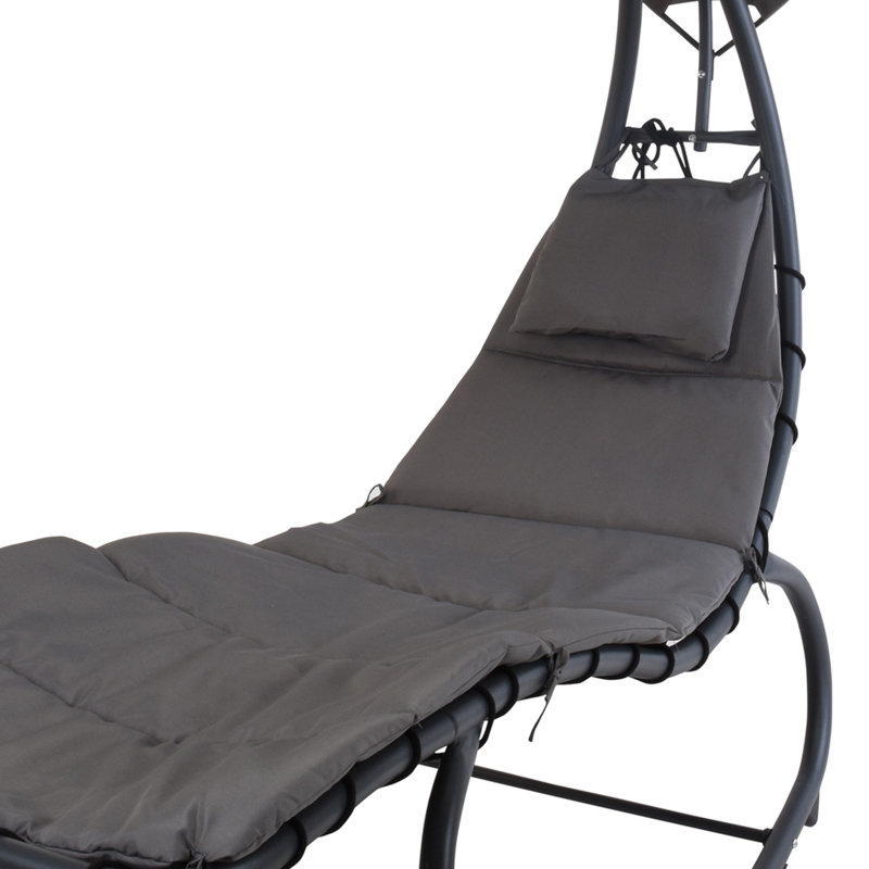 Giselle 195cm Long Single Chaise with Cushions