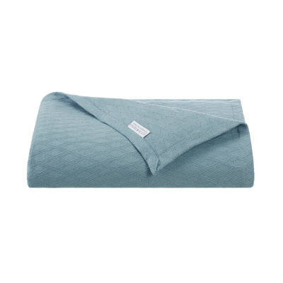 Couverture en mélange de coton eucalyptus