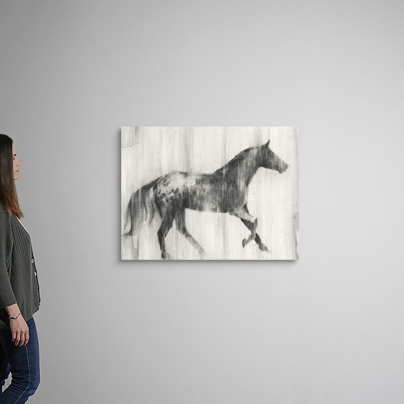 Art mural Appaloosa Study I, H 30 po x l 40 po x P 1 po, Toile tendue