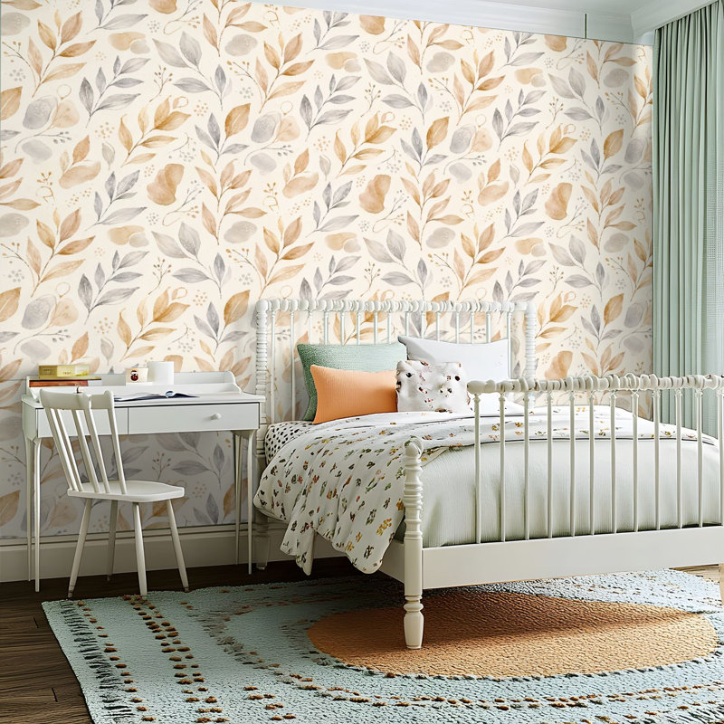 Papier peint adhésif peler et coller en PVC, revêtement mural auto-adhésif amovible avec abat-jour aquarelle abstraite, impression imperméable pour la décoration intérieure - rouleau