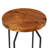 Solid Wood Top End Table