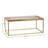 Adagio Acacia Laser Cut Coffee Table, Gold