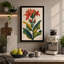 Red Lily Specimen Botanical - Wrapped Canvas-1054485606-1054485609