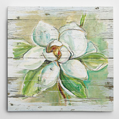 « country magnolia » par carol robinson, reproduction d’art sur toile tendue