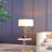 D16x31" Leaf Lamp With Marble Base, Gold