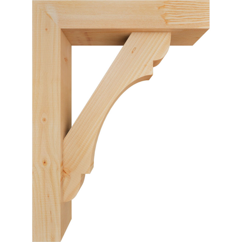 Support de bloc olympique avec entretoise décalée, 30 x 22, Sapin Douglas de l 5 1/2 po (lisse)