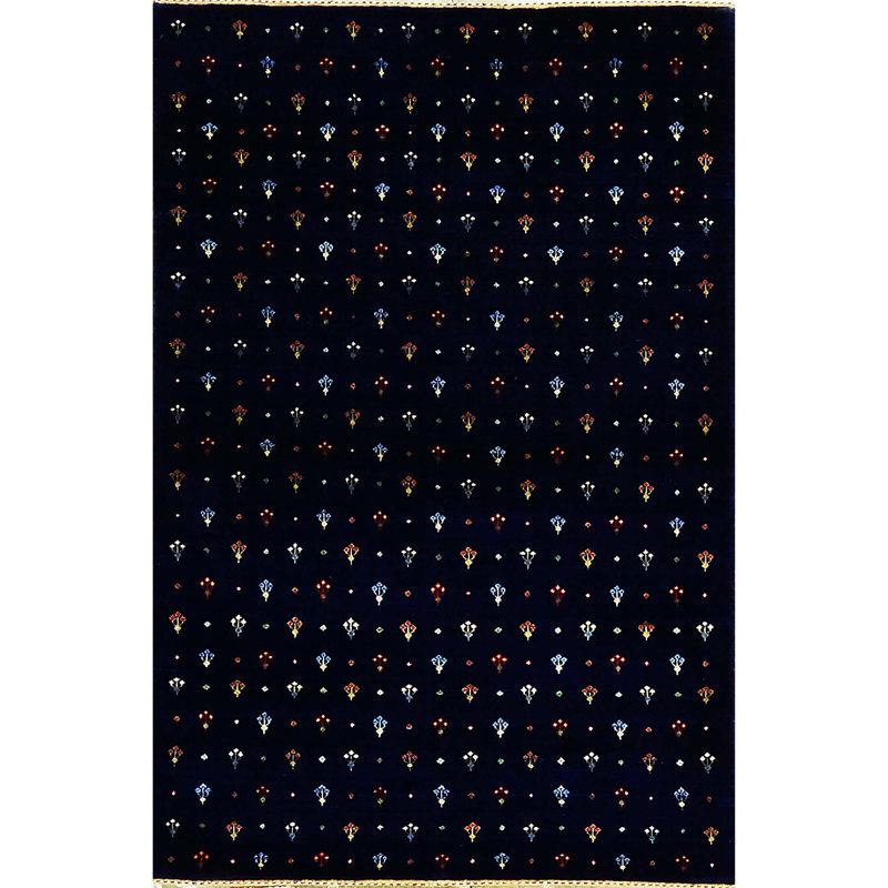 Hand Woven Cotton and Wool Geometric Area Rug