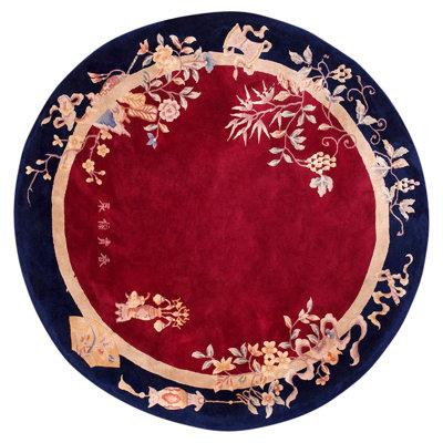 Tapis art déco chinois antique Majestic Darck