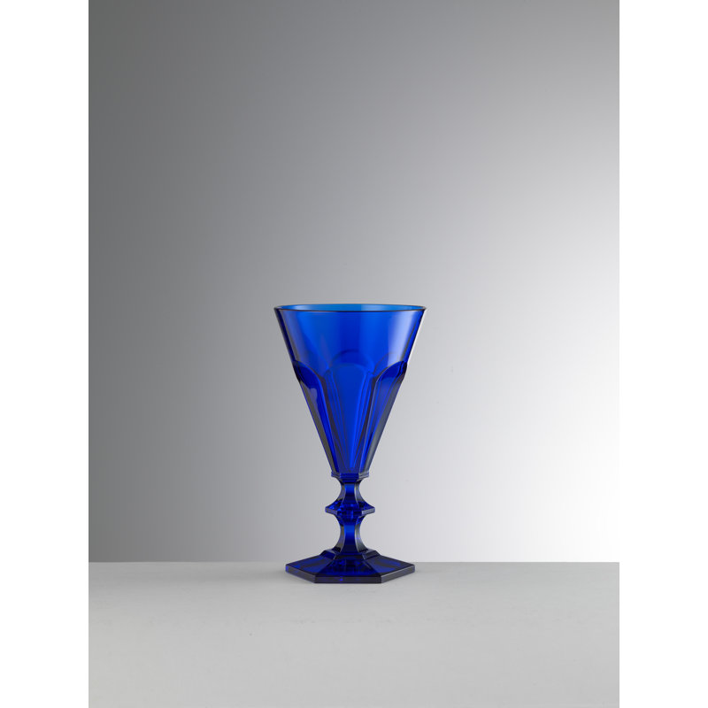 Verre à pied en acrylique Giada, Bleu, 7,5 oz.