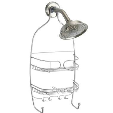 Rebrilliant Stickland Hanging Stainless Steel Shower Caddy