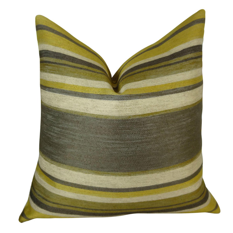 Striped Reversible Throw Pillow, Polyfill, 12" x 20"