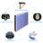4.5Ft Table Tennis Table Foldable & Portable Ping Pong Table Set With Net And 2 Ping Pong Paddles For Indoor Outdoor Game