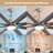 66 Inch Large Ceiling Fan With Dimmable Led Light 8 ABS Blades Smart Remote Control Reversible DC Motor For Living Room-1809259631-1809259626