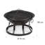 Round Cast Iron Smokeless Fire Pit