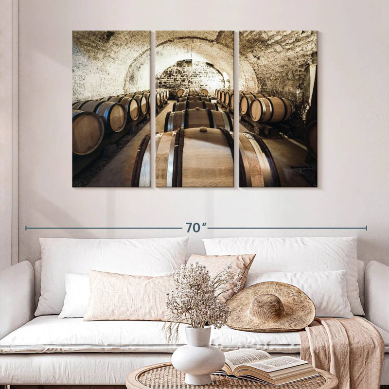 Yarlin Ancient Wine Cellar, 32" H x 50" W