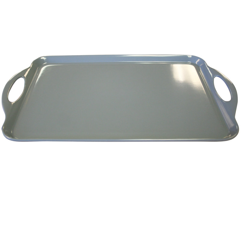 Plateau rectangulaire en plastique mélaminé 18 po Reston Lloyd, Gris