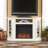 Claremont Convertible Media Electric Fireplace