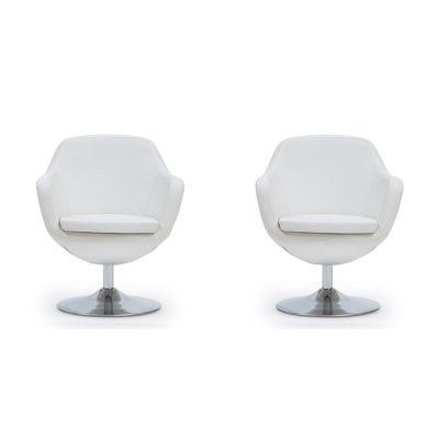 Fauteuil ballon pivotant en métal Caisson
