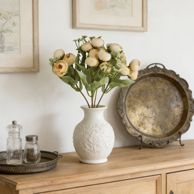1 bouquet de fleurs artificielles printemps / été, 15 fleurs d'aspect soie, pour les bouquets de mariage, décoration intérieure et bureau, jaune