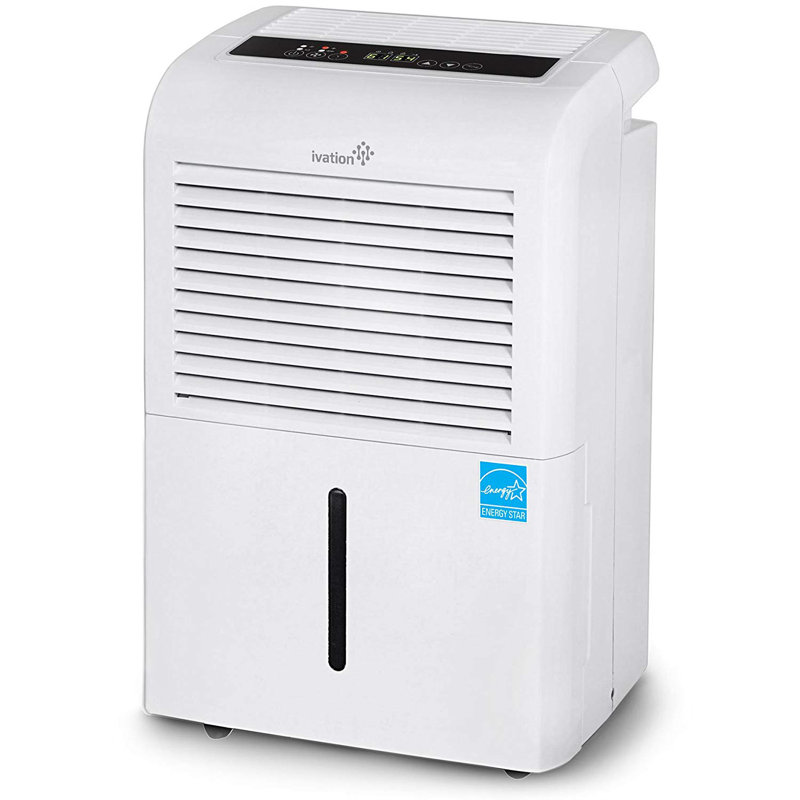 Ivation 50 Pints Console Dehumidifier for Rooms up to 4500 Cubic Feet