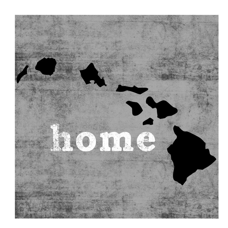 Hawaii by Luke Wilson - No Frame Print on Canvas, 45.72 cm H x 45.72 cm W x 1.91 cm D