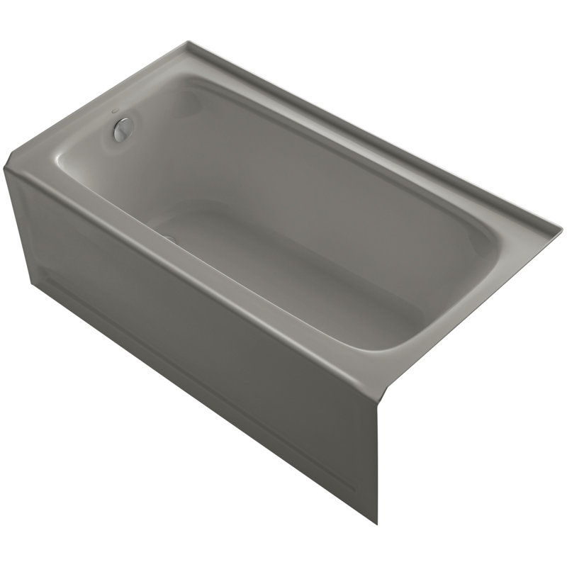 Bancroft 60" x 32" Soaking Bathtub, Cashmere, Left