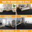 Tapis noir douillet et antidérapant Cozy Plush-1542850644-1542850655