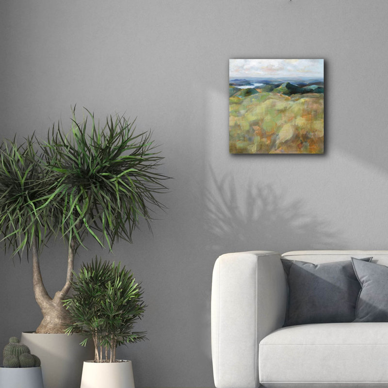 «Above The Lakes» par Danhui Nai, art mural sur toile, H 18 po x l 18 po