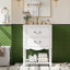 Meuble-lavabo vintage avec lavabo en céramique et rangement à fermeture en douceur-393753182