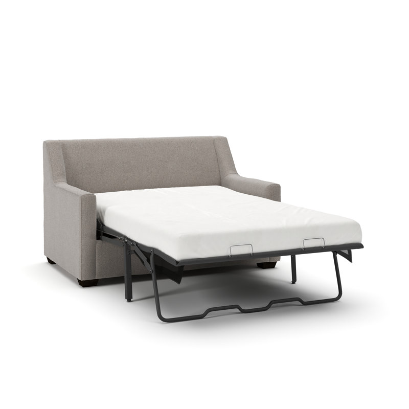 Canapé-lit rembourré de 56 po Gemi, Boucle Apollo Pebble