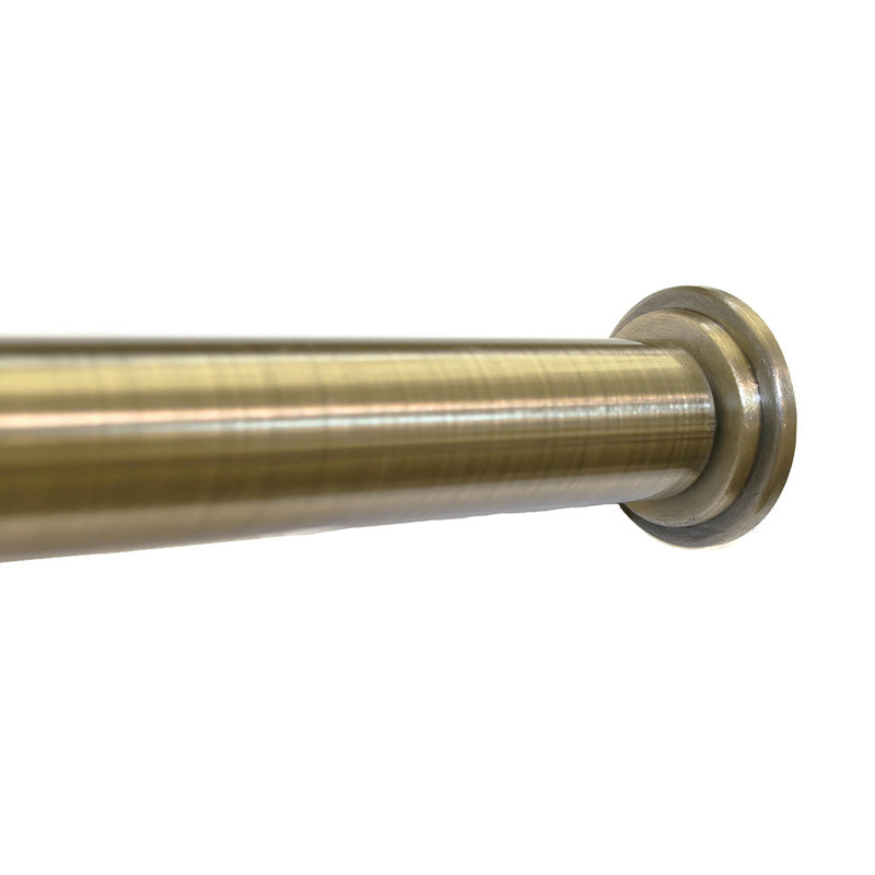 Tige de tension réglable en métal 1 po Bannruod, Laiton antique, H 1 po x l 72 po x P 1 po