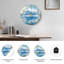Horloge murale en verre Mountain-125045925