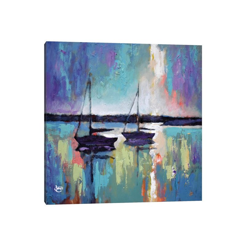 Light Breaking Through The Clouds by Kip Decker - Wrapped Canvas Painting, 93.98 cm H x 93.98 cm W x 1.91 cm D