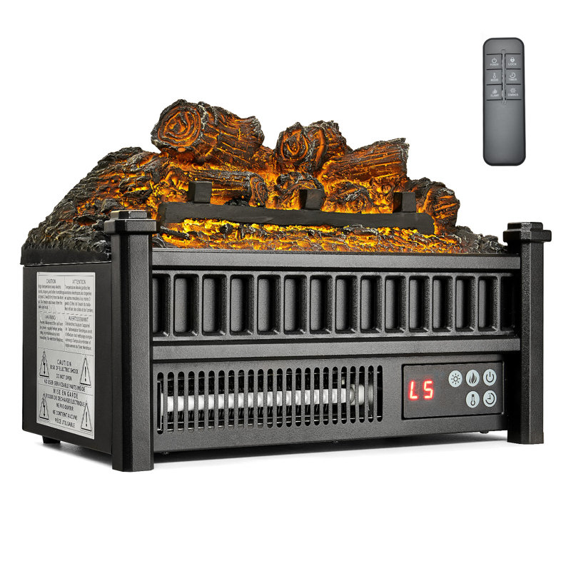 Chaufferette électrique 16 pouces avec minuterie à 5 flammes