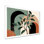 «Black and Green Bohemian Geometric Minimalist Plant - Botanicals Wall Art», reproduction sur toile botanique noire